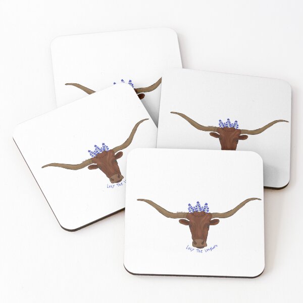 Artikelvorschau, Lucy das Longhorn entworfen und verkauft von DaisyDotco.