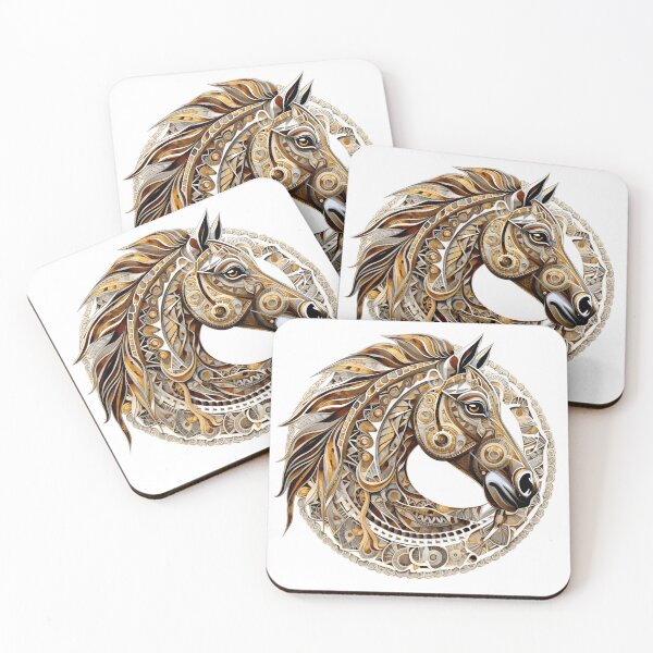Item preview, Beautiful art of horse in mandala style  designed and sold by Trendy-Artistry.