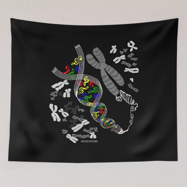 Item preview, Musical notation chromosomes XY designed and sold by Justice Sputnik.
