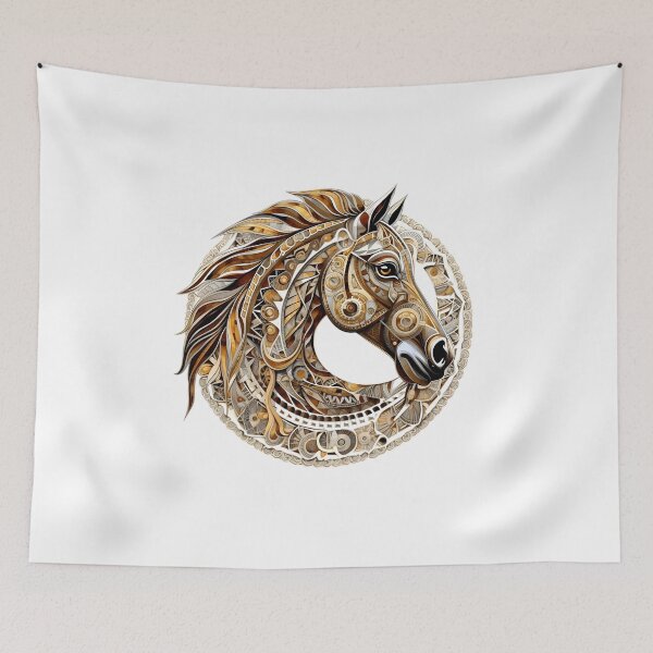Item preview, Beautiful art of horse in mandala style  designed and sold by Trendy-Artistry.