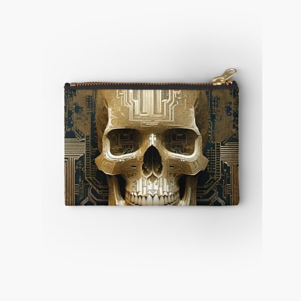 Item preview, Skull & circuit board designed and sold by Psy-Dye-AI.