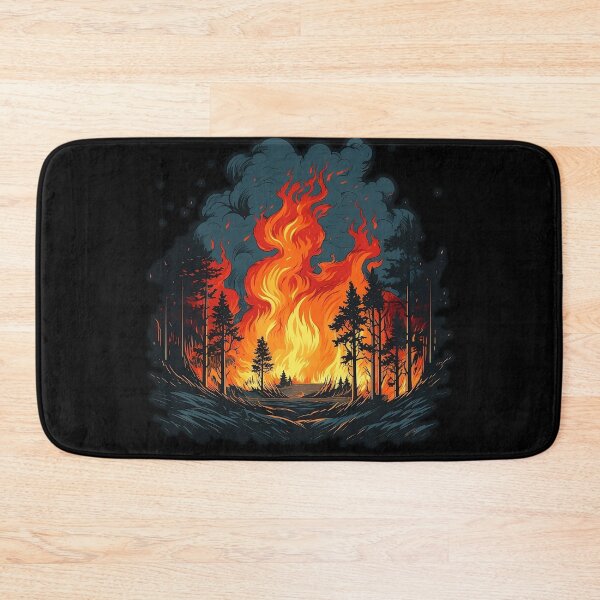 Item preview, Burning Forest Global Warming designed and sold by Lajon97.