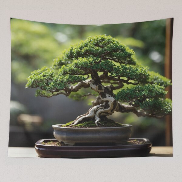 Item preview, Elegance in Miniature: Photorealistic Bonsai Close-Up #1 designed and sold by Electric-Easel.