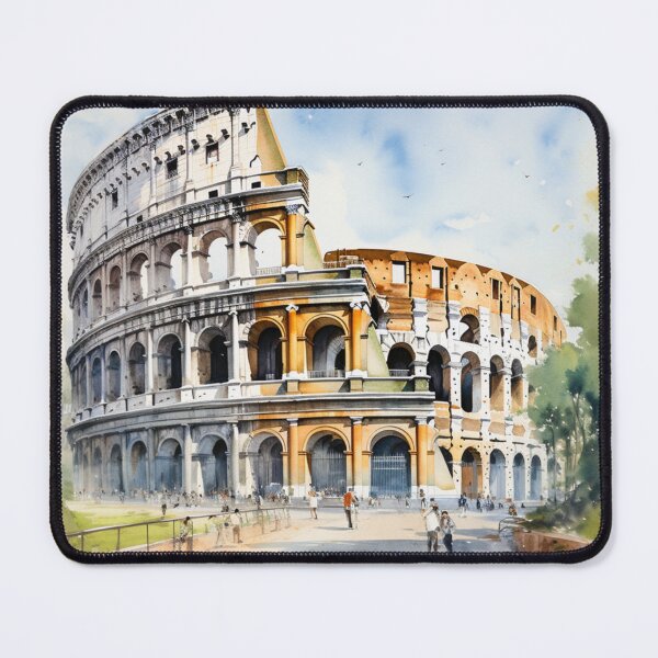 Item preview, A Watercolor Design of the Colosseum - Rome - Italy designed and sold by Sketch-Shack.