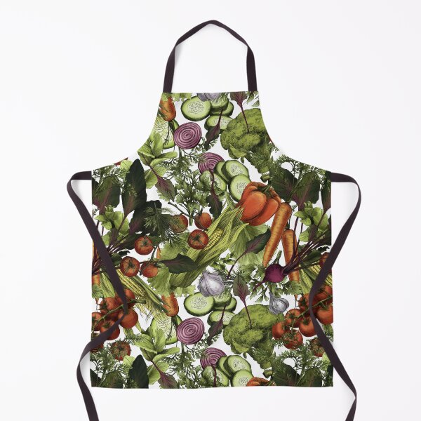 Item preview, Vegetable nature pattern on white designed and sold by orsinha.