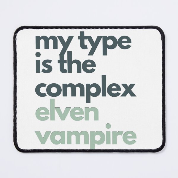 Item preview, My type is the complex elven vampire designed and sold by ellosmedicenale.
