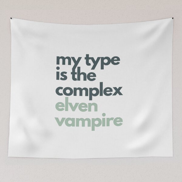 Item preview, My type is the complex elven vampire designed and sold by ellosmedicenale.