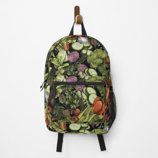 Item preview, Vegetable nature pattern on black designed and sold by orsinha.
