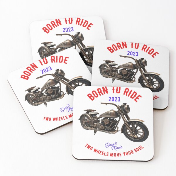 Artikelvorschau, Bild + Illustration „Born to Ride“. entworfen und verkauft von disenokart.