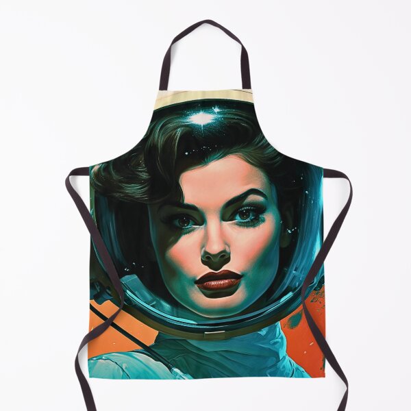 Item preview, Lady Astronaut Vintage Pop Art Style designed and sold by Nicholas Panek.