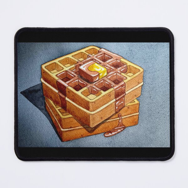 Item preview, Waffles - syrup / butter designed and sold by ImitationArt.