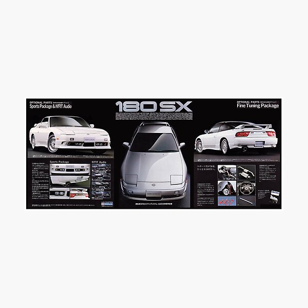 Item preview, JAPAN NISSAN 180SX TYPE-X CATALOG BROCHURE POSTER LARGE VERSION designed and sold by zackouki.