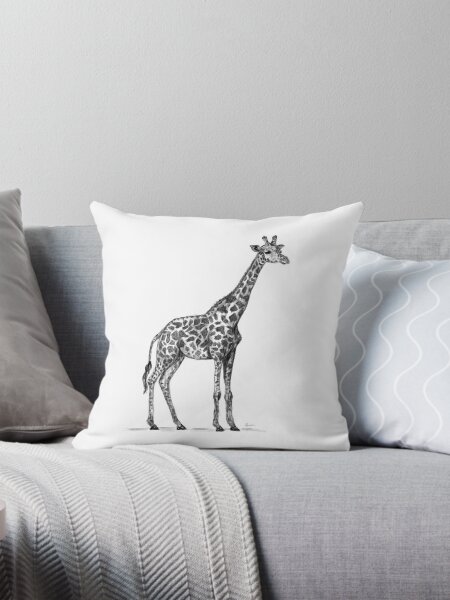 Artikel-Vorschau von Giraffe (realistische Bleistiftzeichnung) | Safari-Skizzen, designt und verkauft von flypigart.