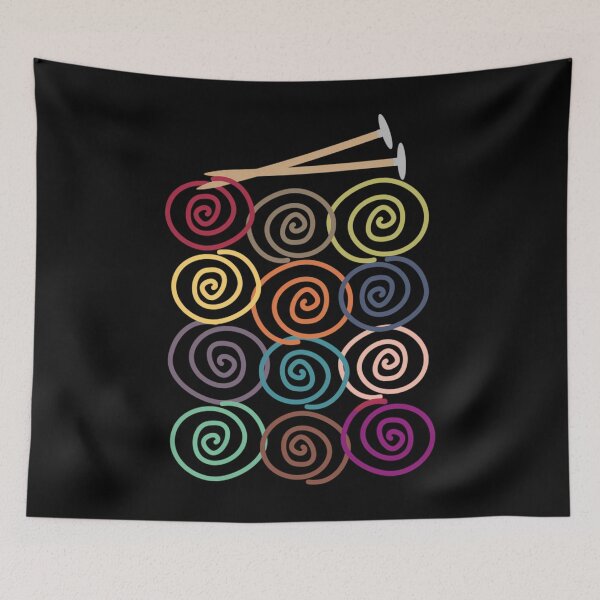 Item preview, Colorful yarn balls with knitting needles  	 designed and sold by rmeaacaabrr65.