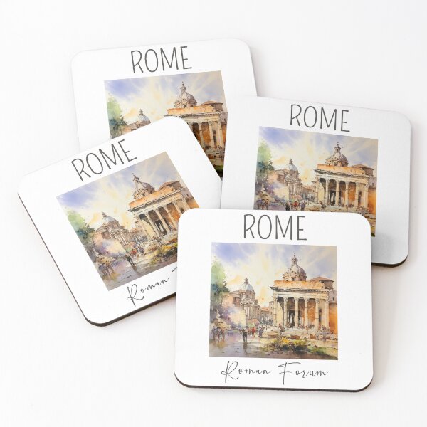 Item preview, A Watercolor Design of the Roman Forum - Rome - Italy designed and sold by Sketch-Shack.