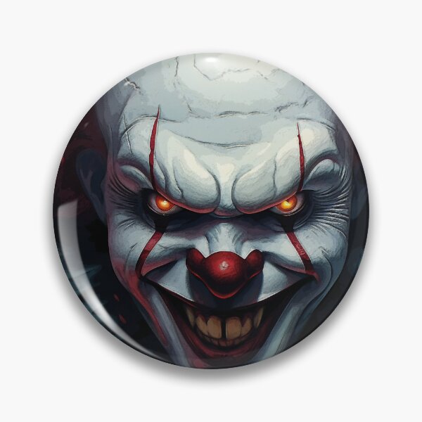 Item preview, Un payaso malvado con una cara blanca. designed and sold by Dream-Way.