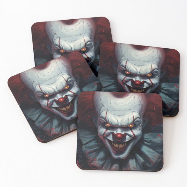 Item preview, An evil clown with a white face. designed and sold by Dream-Way.