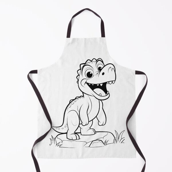 Item preview, Colour Your Own Cute Dinosaur designed and sold by Graphics By Craig.
