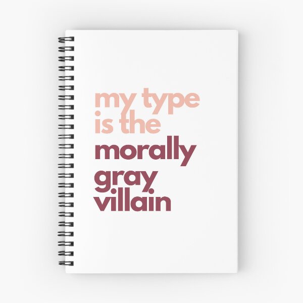 Item preview, My type is the morally gray villain designed and sold by ellosmedicenale.