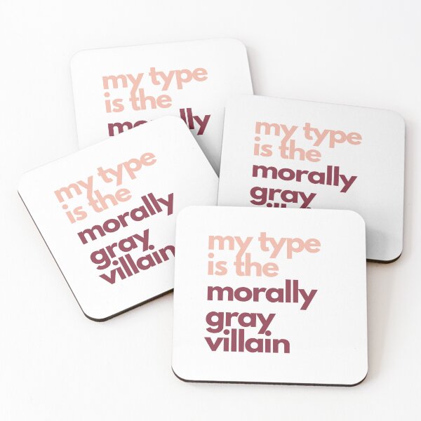 Item preview, My type is the morally gray villain designed and sold by ellosmedicenale.