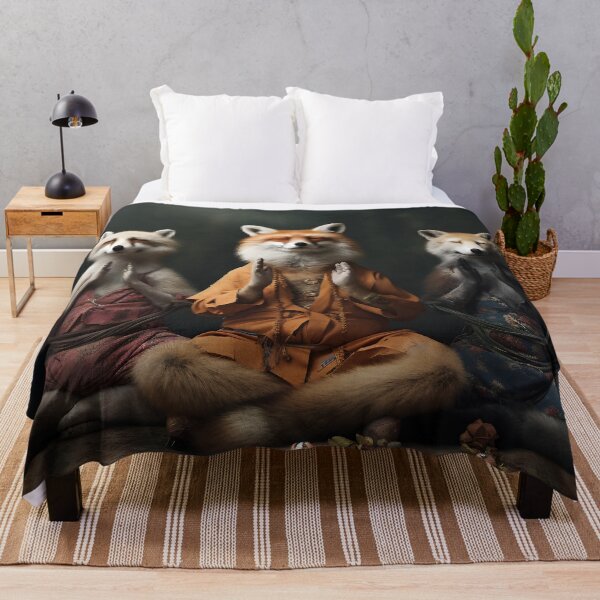 Item preview, Foxes in Yoga Pose designed and sold by dcrc.