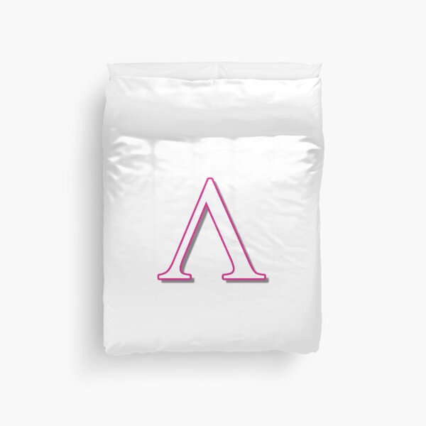Item preview, Lambda - Greek Letter - Pink Border designed and sold by thebigleebowski.