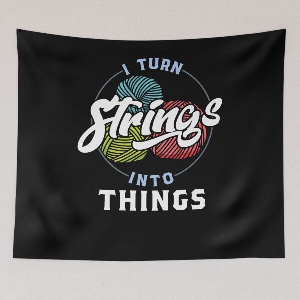 Item preview, I Turn Strings Into Things Knitter  	 designed and sold by otsoumdhr85.