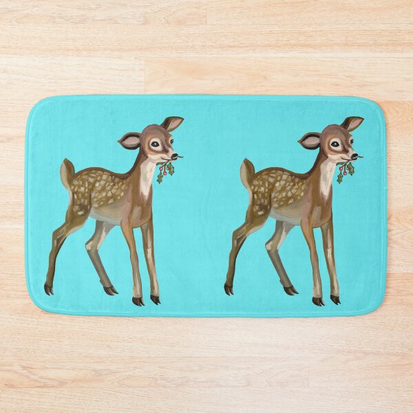 Item preview, Spotted Christmas Fawn with Holly designed and sold by Deborah Camp.