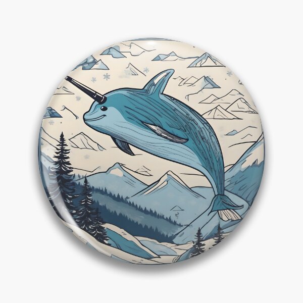 Item preview, Skiing Narwhal designed and sold by AbsoluteA.