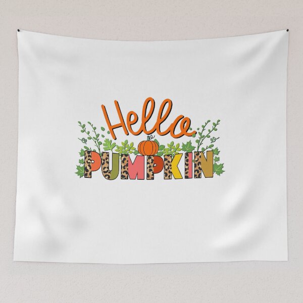Item preview, Hello Pumpkin and leaves designed and sold by Tetete.