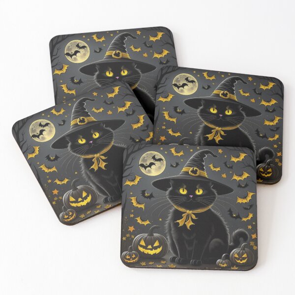 Item preview, Chubs the Halloween Cat designed and sold by WitchsHatStudio.