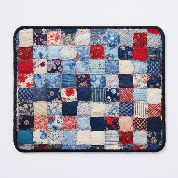 Item preview, Patchwork Quilt - Red White and Blue designed and sold by Peggy Collins.