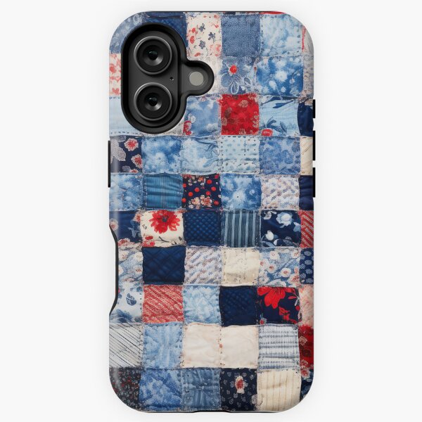 Item preview, Patchwork Quilt - Red White and Blue designed and sold by Peggy Collins.