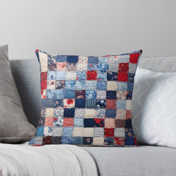 Item preview, Patchwork Quilt - Red White and Blue designed and sold by Peggy Collins.