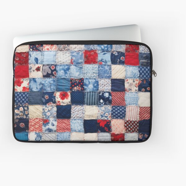 Item preview, Patchwork Quilt - Red White and Blue designed and sold by Peggy Collins.