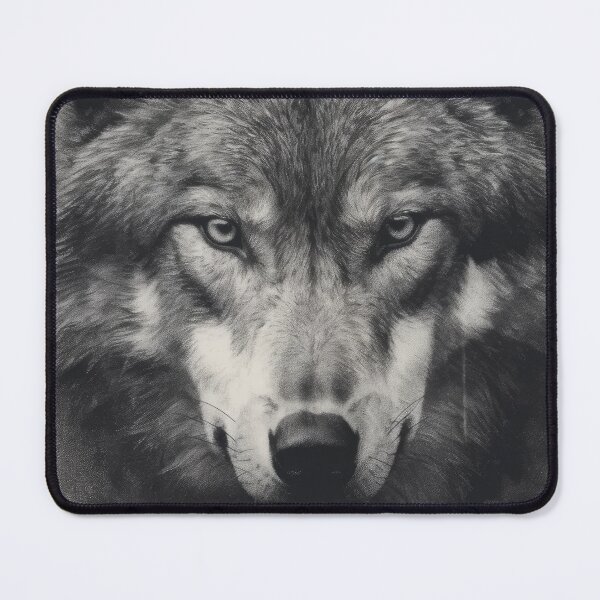 Item preview, Intense Wolf Face - Charcoal Artwork for Wall Decor, Created with AI designed and sold by AIPICCRAFT.
