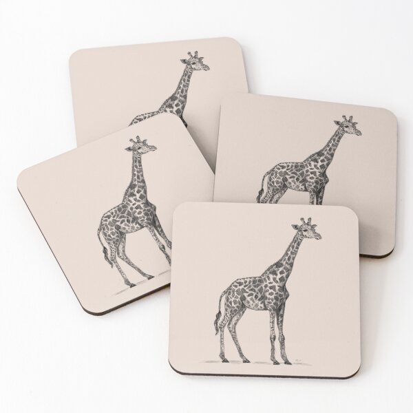 Item preview, Giraffe (Realistic Pencil Drawing) | Safari Sketches designed and sold by flypigart.