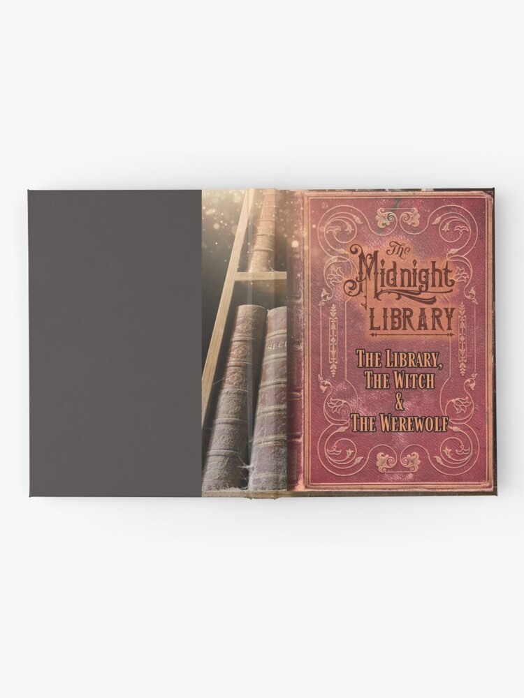 Carnet cartonné for Sale avec l'œuvre « LA BIBLIOTHÈQUE DE MINUIT - La  bibliothèque, la sorcière et le loup-garou (OFFICIEL) » de l'artiste  MidnightLibrary