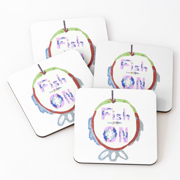 Item preview, Fish On Again white background designed and sold by Tom Sachse.
