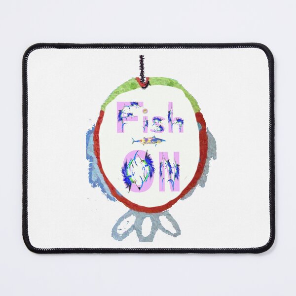 Item preview, Fish On Again white background designed and sold by Tom Sachse.