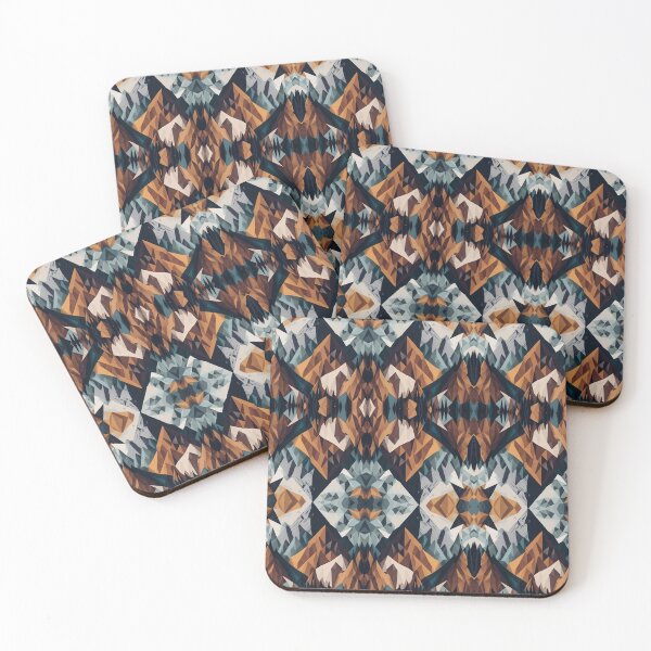 Item preview, Serene Hills Abstract Design designed and sold by NikksCustomArt.