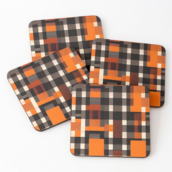 Item preview, Orange Square Pattern designed and sold by AnimeBlaque.