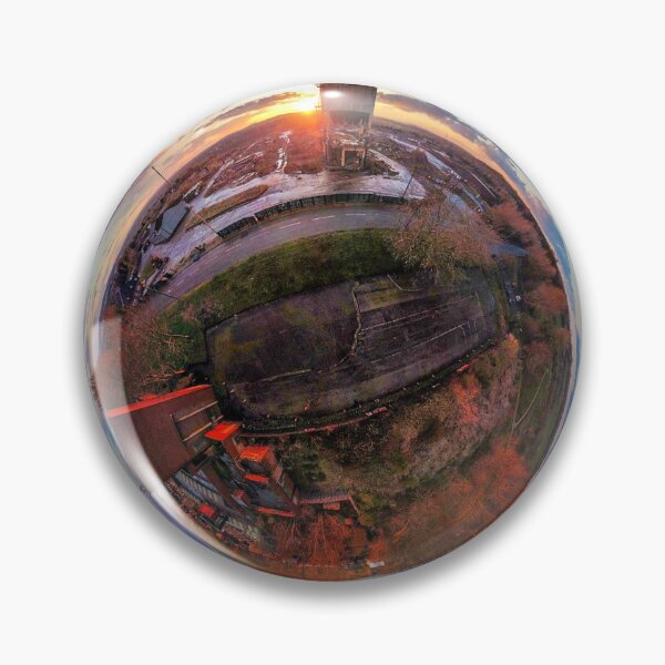 Item preview, The old Royston pit stack near Barnsley drone sphere designed and sold by Anthony Hiorns.