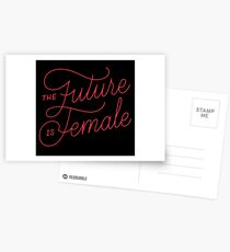 The Future Is Female Postcards