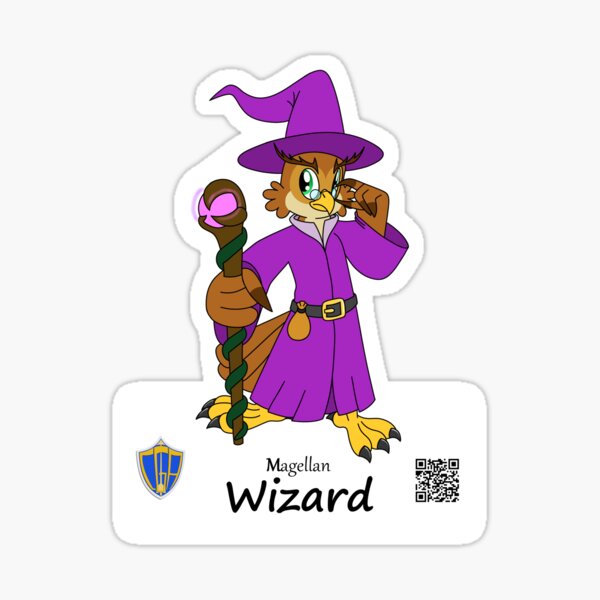 Magellan (CGA Wizard) Sticker