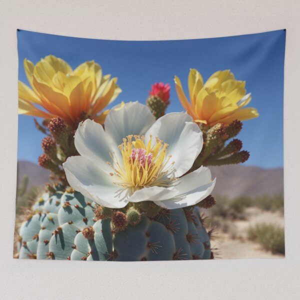 Item preview, Desert Elegance: Macro Cactus Blossom in Bloom #1 designed and sold by Electric-Easel.
