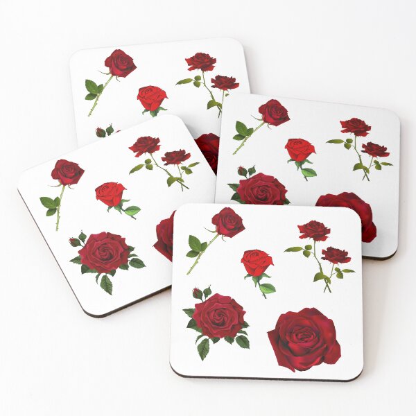 Item preview, Waterfall of Roses Sticker designed and sold by AkulShop.