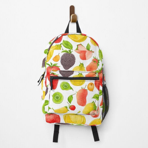 Item preview, Mixed Fruits seamless pattern white background designed and sold by Arno-Onei.