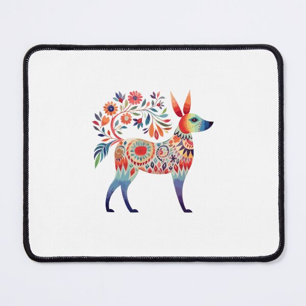 Item preview, Mexican dog folk art designed and sold by Rosaliartbook.