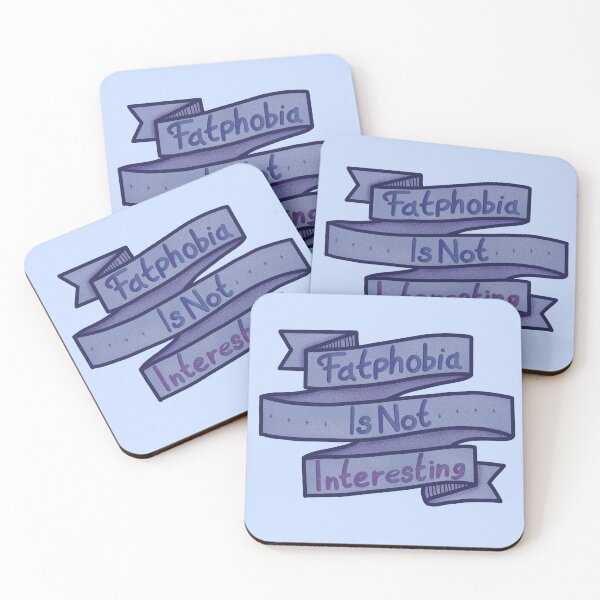 Item preview, Fatphobia is not interesting  designed and sold by Psy Shark.